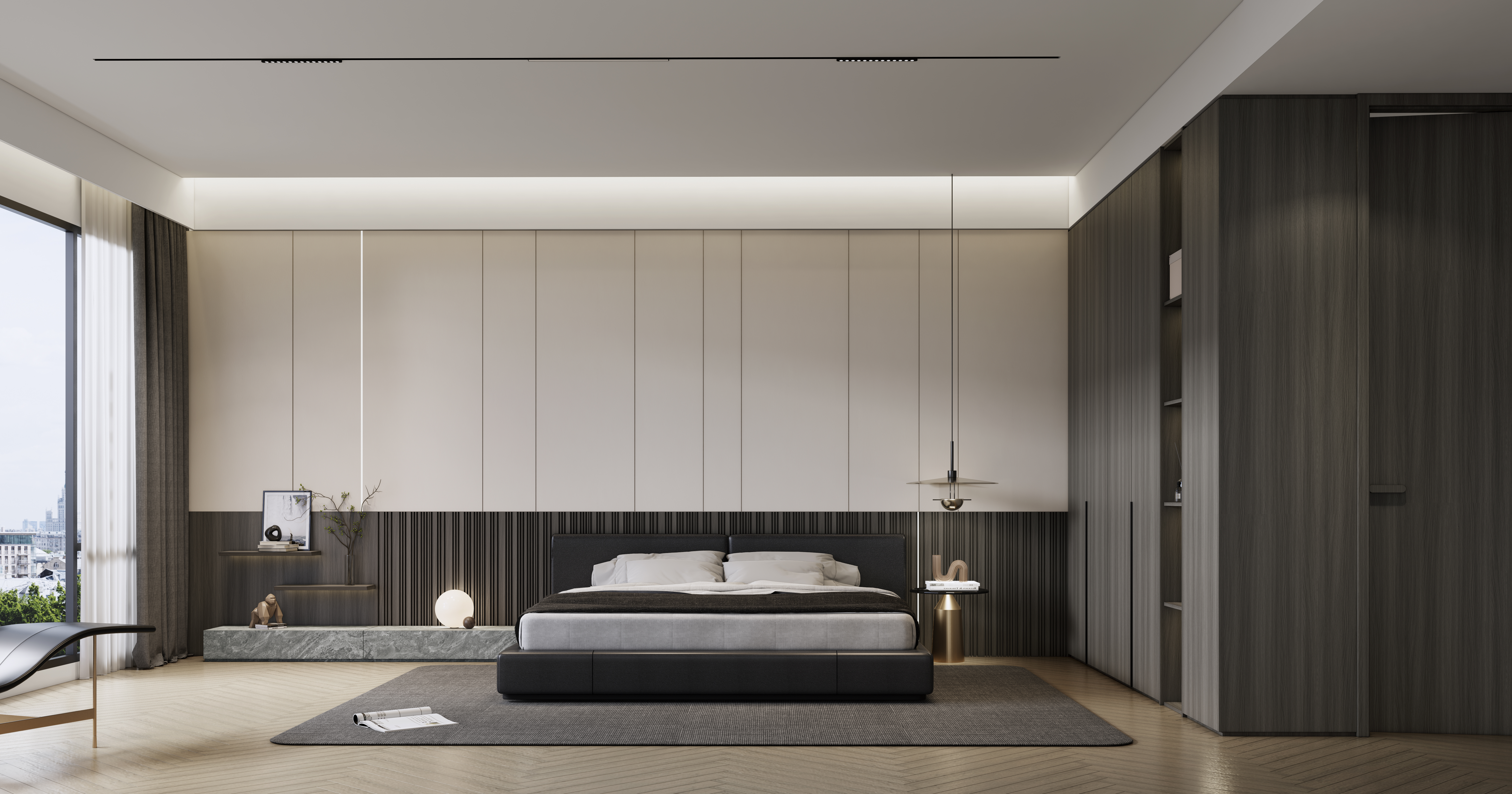 SL1106凝霜黑橡+SL6102轻褐+SL5102黑曜