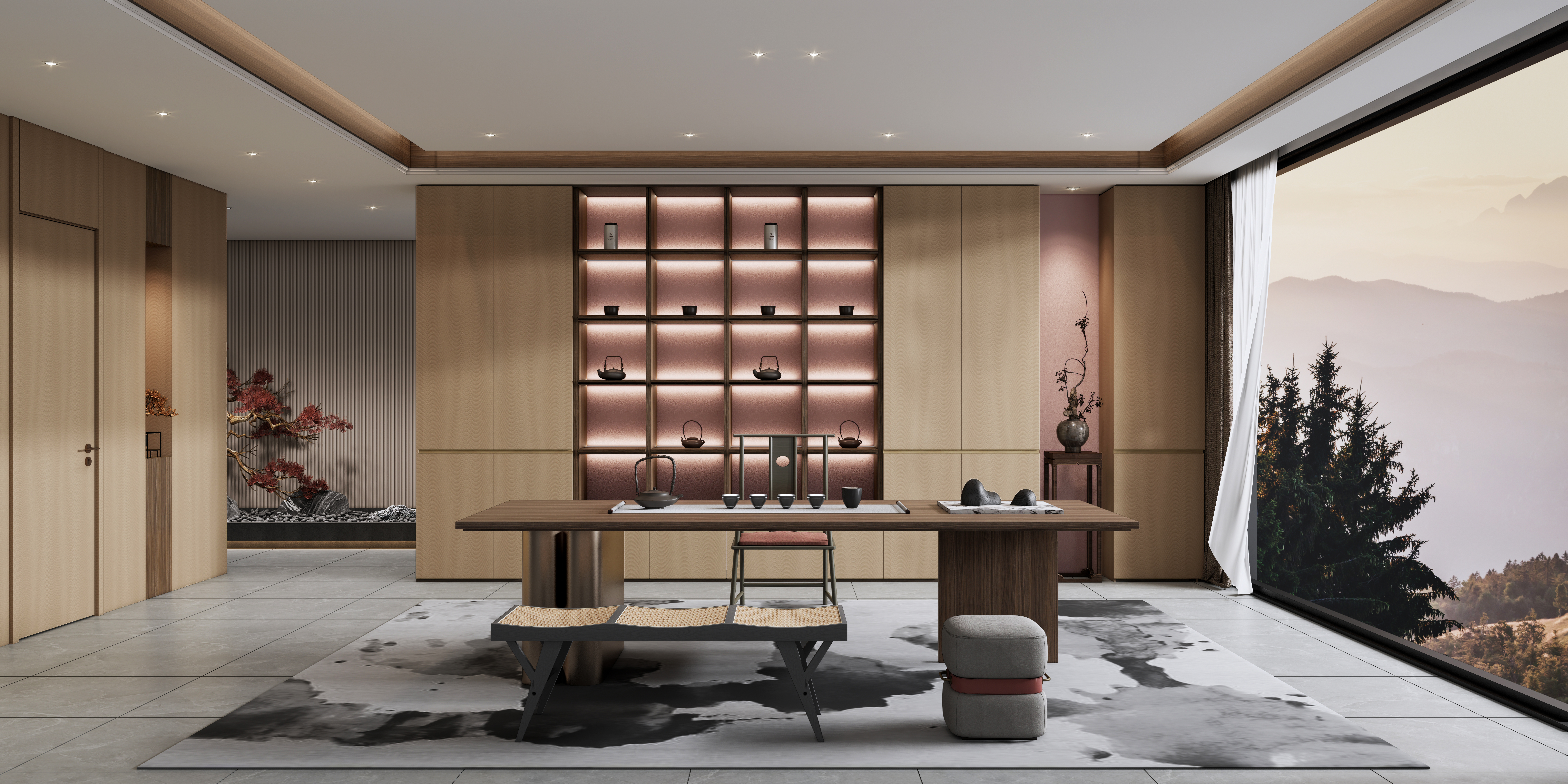 SL2105珠光棕雀鳞+SL1114云桑棕胡桃+SL6103洛红