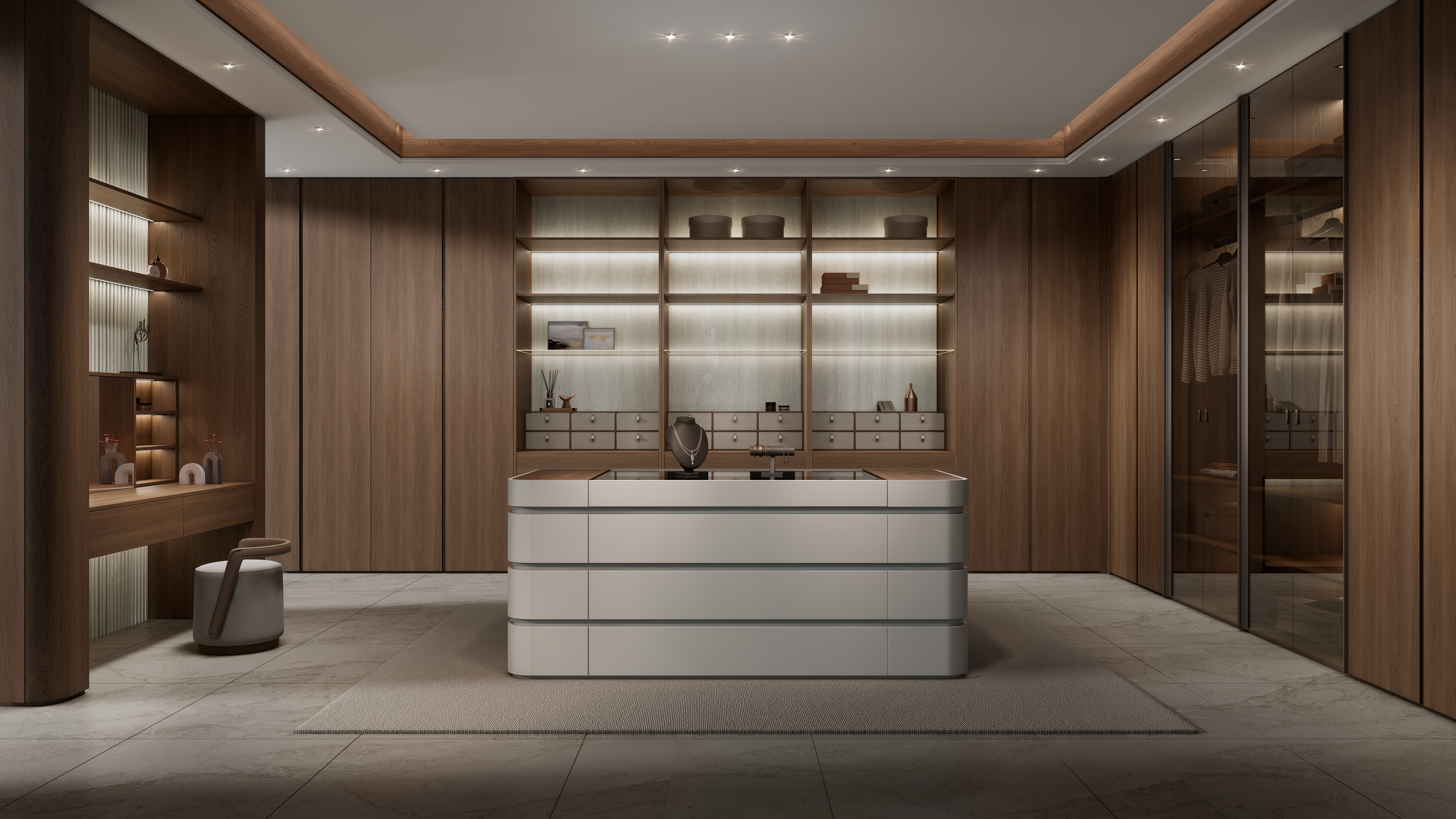 SL1121殷洛胡桃+SL5106玉华石纹+SL6106秋萝棕