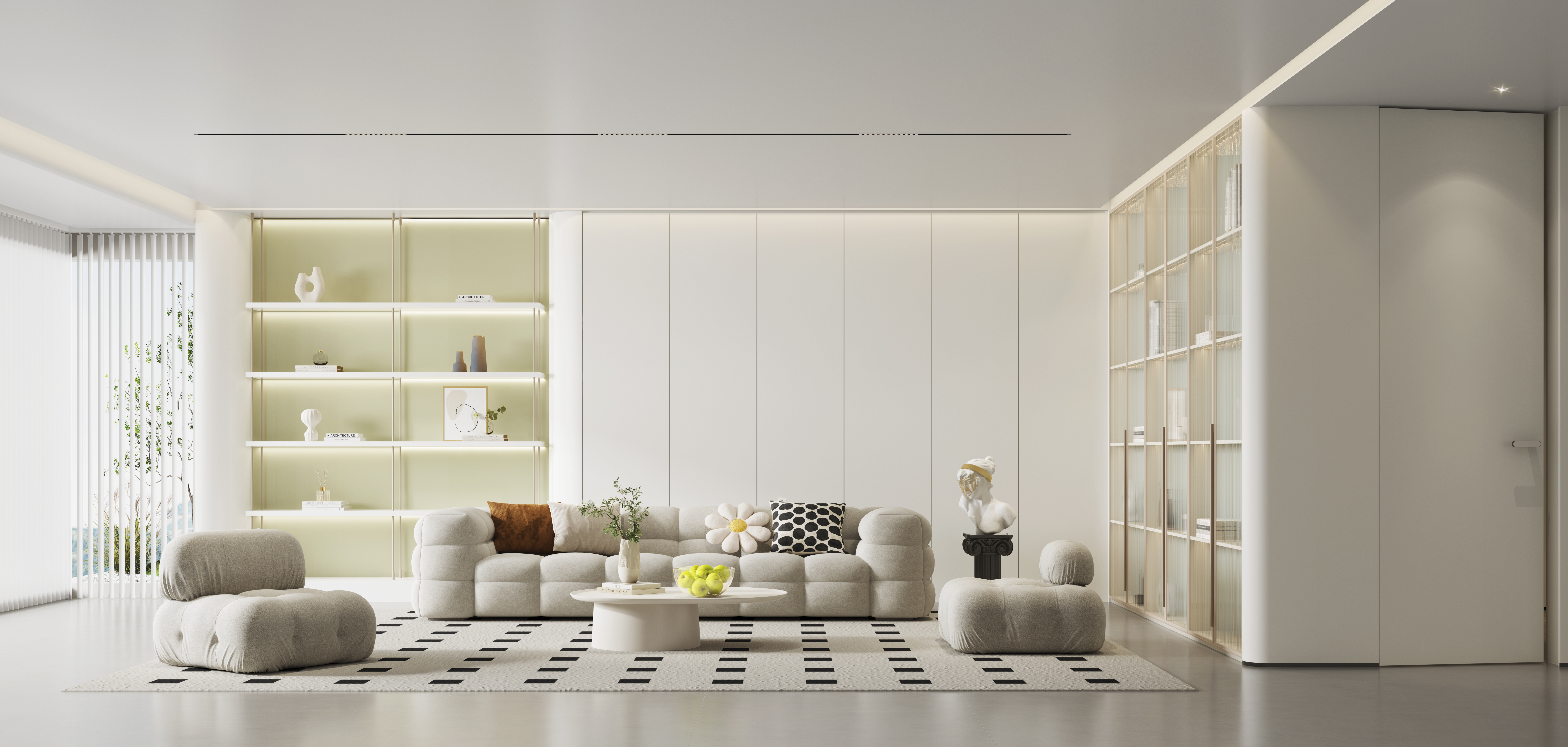 SL6104馥白+SL6110莹翠+SL2101灰釉纤云