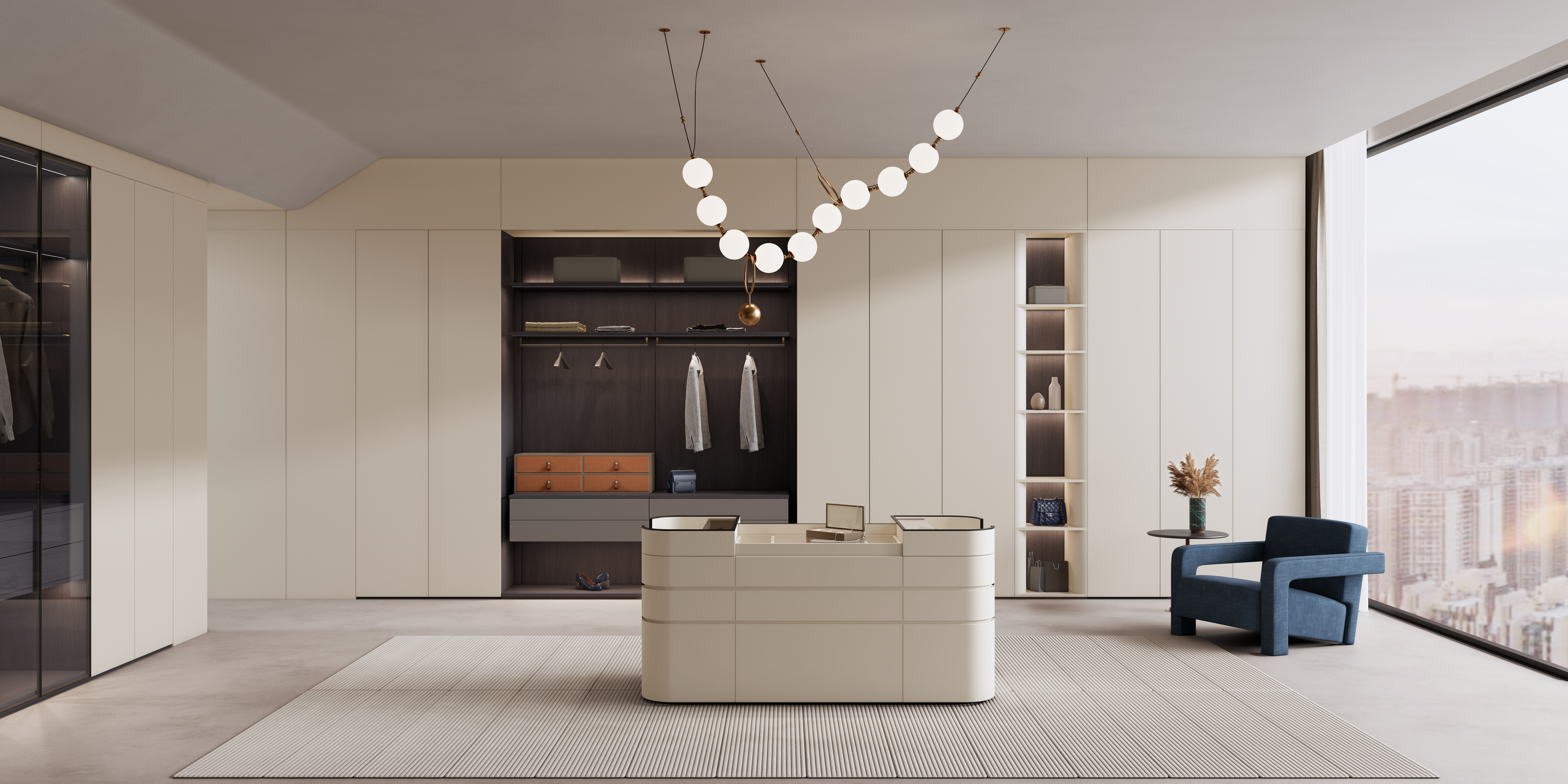 SL2101灰釉纤云+SL1103芳华棕橡+SL2102墨黑纤云